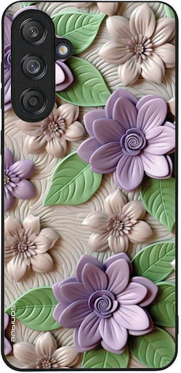 Sonique 3D-Blumen-Serie Hülle für Samsung Galaxy M55 5G Violett