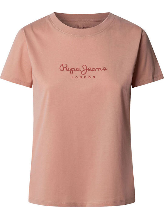 Pepe Jeans Logo Γυναικεία Μπλούζα Βαμβακερή Was...