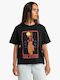 Damen T-Shirt Black