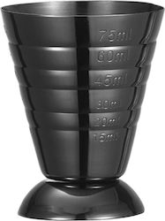 Μεζούρα Ποτών Multi Jigger Μαύρη 15ml/75ml Μεζούρα Ποτών Multi Jigger Μαύρη 15ml/75ml