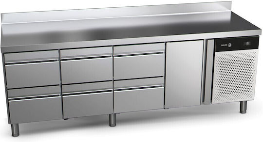 Fagor Ccp-4s Hhhd Commercial Refrigerator 564lt with Drawer 0/+0°C L254.2xD60xH85cm