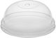 Куполни капаци PET прозрачни Ø90mm с малък отвор, пакет от 100 бр. Intertan Q4950x8 00020005
