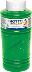 Δακτυλομπογιές Δακτυλοχρώματα Πράσινο 750ml Giotto