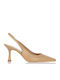 Beige Heels with Strap