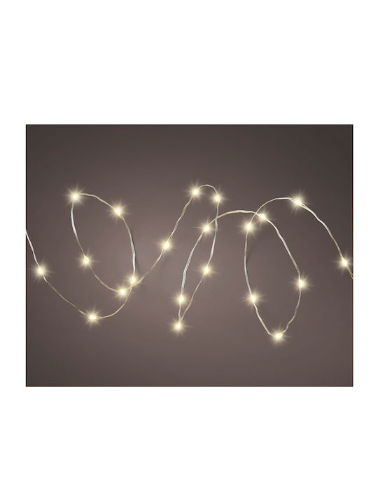 Lights LED 9.9m. White Solar in String 1pcs