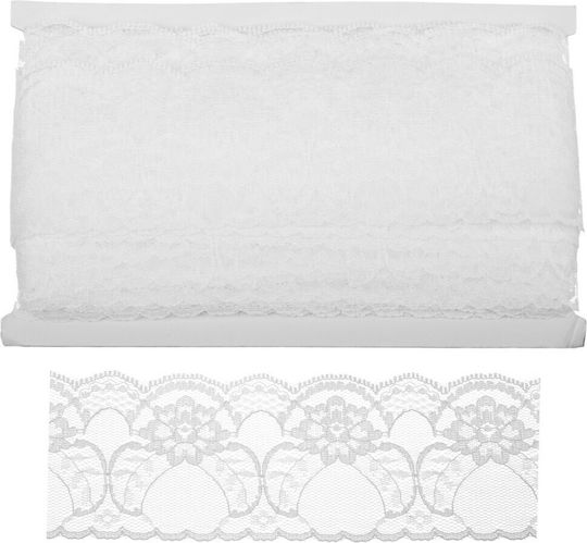White Lace Ribbon 6cm 40813-115-1 Nv-7221151