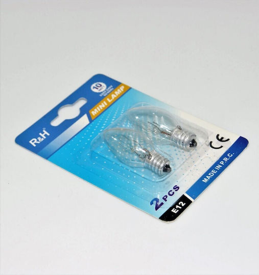 Mini-Halogenlampe 2 Stk. E12 10W 95747