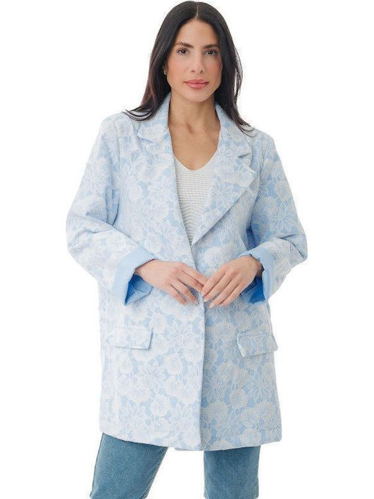 Silia D Женски Сако Light Blue skk-25-2411 (lbl)