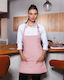 Karlowsky Ποδιά Kellner / Barista / Barkeeper Ganzkörper Bib Apron Basic Bls 6 Rosa