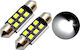 Heleco Λάμπες Αυτοκινήτου & Μοτοσυκλέτας C10W Canbus LED 6000K Ψυχρό Λευκό 3W 2τμχ