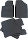 3Lines Set of Front and Rear Mats 5pcs for Toyota Yaris Volkswagen Up 2005 Black