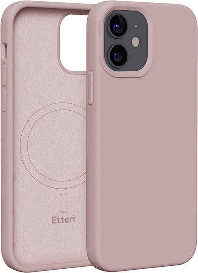 Etteri Задна корица Силикон Розов (iPhone 12 / 12 Pro)