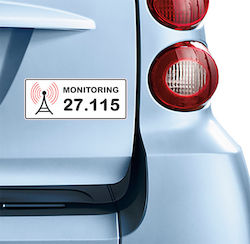 Αυτοκολλητο Ham Radio Monitoring Επιλογή Συχνότητας Κωδ 45415