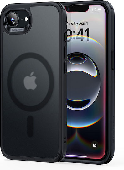 ESR Classic Hybrid Halolock Back Cover Silicone 0.3mm Black iPhone 17e / 16e