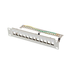 Lanberg Patch Panel 12-port 1u 10" Ftp Gray Ppks-9212-s Lanberg Patch Panel 12-port 1u 10" Ftp Gray Ppks-9212-s