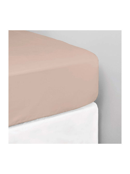 White Fabric Чаршаф Кралица с Ластик 160x200см....