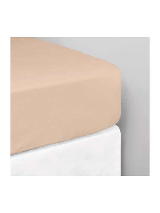 White Fabric Чаршаф Кралица с Ластик 160x200см....