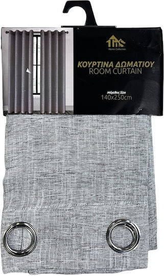 TnS Curtains With Gray Grommets 140x250cm TnS Curtains With Gray Grommets 140x250cm