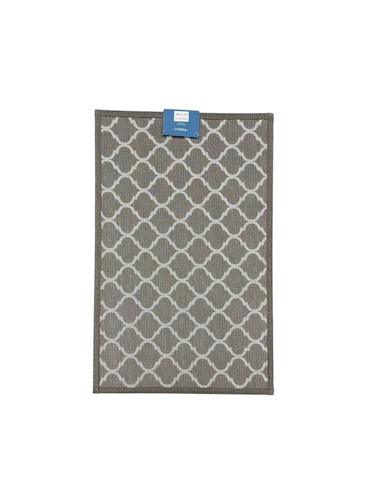 My Home Luxury Covoraș de Bucătărie Tip Alergător cu Suport Antiderapant Bej 60x150εκ.