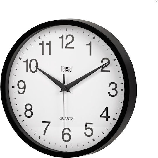 Teesa Wanduhr Schwarz