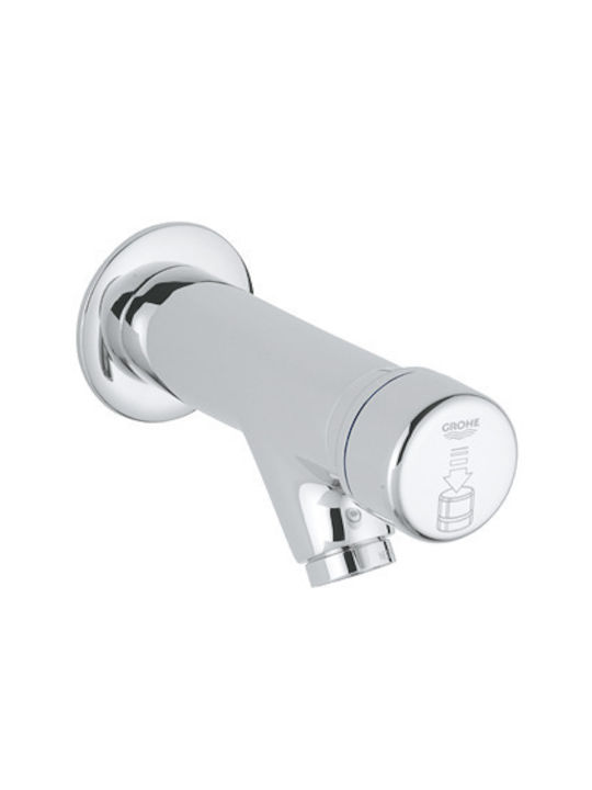 Grohe Mixing Time Flow Sink Faucet Silver / Silver