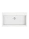 Laveo Tau SBT 6109 Drop-In Chiuvetă din Granit Sintetic L90xW50cm Alb