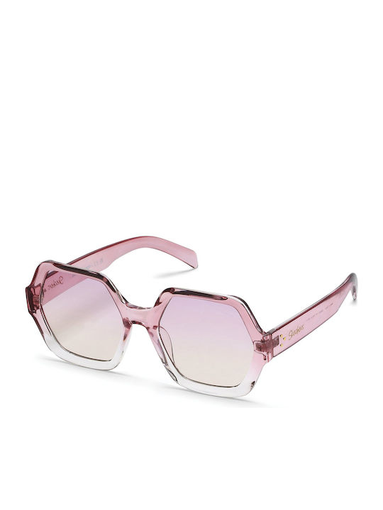 Skechers Women's Sunglasses with Pink Plastic Frame and Pink Gradient Lens SE6223 5772T