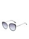 Skechers Damen Sonnenbrille mit Schwarz Gestell und Gray Verlaufsfarbe Linse