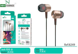 Ohrhörer In Ear Gold js-036-2