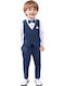 Costum pentru copii Vară 4buc Dark Blue