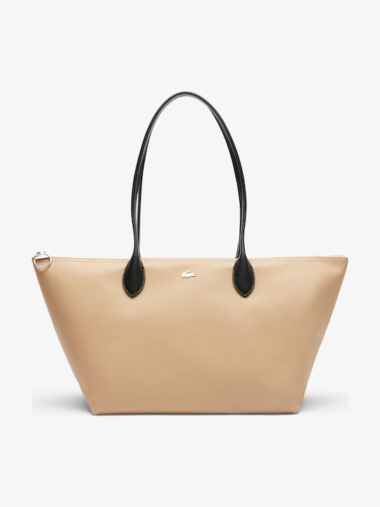 Women's Bag Shopper Shoulder Beige