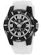 Marea Men's Watch Battery with White Rubber Strap