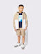 Kinder Freizeitjacke Winddicht mit Kapuze Brown