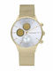 Radiant Women's Watch with Gold Metal Bracelet