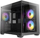 Antec CX600M ARGB Gaming Mini Tower Κουτί Υπολογιστή με Πλαϊνό Παράθυρο Μαύρο
