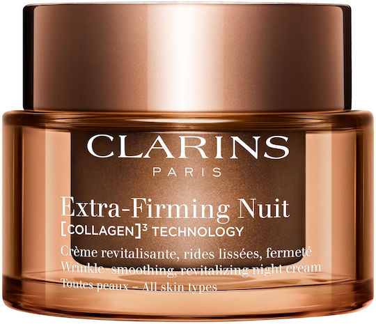 Clarins Extra-Firming Night Cream Κρέμα Προσώπου Νυκτός για Αντιγήρανση & Σύσφιξη με Νιασιναμίδη 50ml