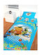 Disney Mickey's Camp Out Set Kids Duvet Cover Single with Pillowcase Cotton Carnation 165x260cm