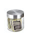 Βάζο Γυάλινο Ανοξείδωτο Καπάκι 850ml Φ11xh11,8cm Sino Gtsa 45-9209-4 00009070