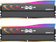 Silicon Power Storm RGB 32GB DDR5 RAM mit 2 Modulen (2x16GB) und Geschwindigkeit 6000 für Schreibtisch