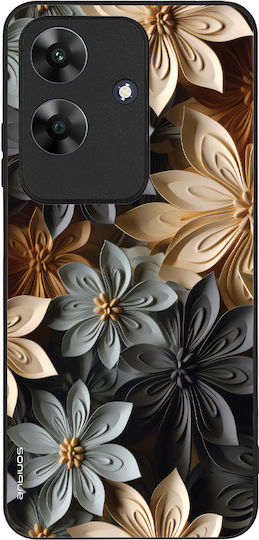 Sonique 3D-Blumenserie Hülle für Realme Note 60 4G Grau