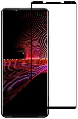 Sony Xperia 1 III Seidendruck Hochaluminium Vollbild Panzerglasfolie