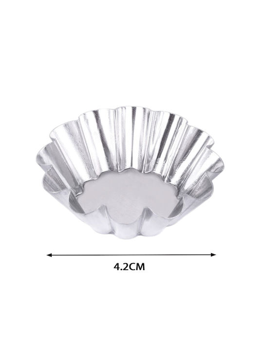 Tpster Formă de Patiserie pentru Cupcakes/Muffins din Aluminiu 4.2x1.2buc 1buc