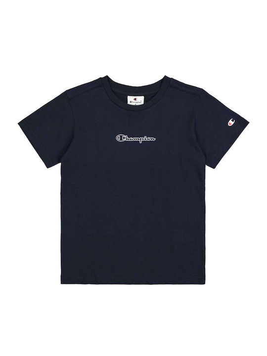 Champion Kinder-T-Shirt Blau
