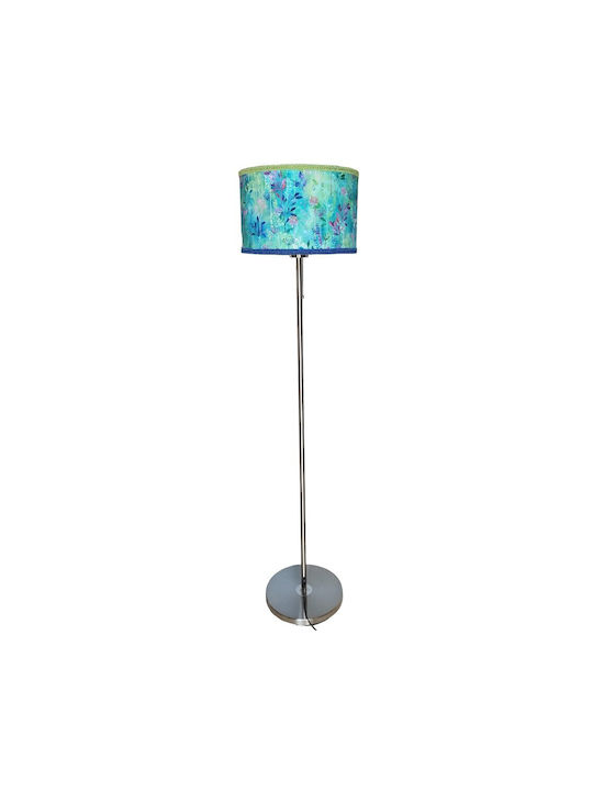 Oxygen Blue Fields Floor Lamp with Socket for Bulb E27 Green