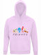 Kinder-Sweatshirt mit Kapuze und Taschen Creamy Pink Toy Story Characters, Friends