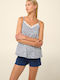 Vamp Sommer Babydoll Blue Peony