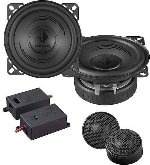 Helix PF K100.2 Σετ Ηχεία Αυτοκινήτου Διαιρούμενα 4" με 40W RMS (2 Δρόμων)