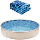 Vevor Round Pool Liner 33ft Unibead Style Pool Liner 52in Ύψος Τοίχου