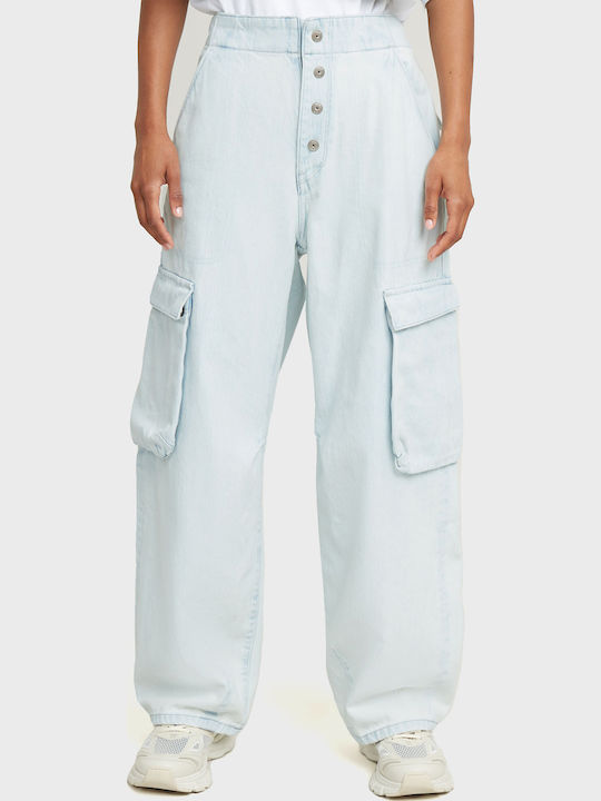 Γυναικείο Jean Παντελόνι σε Balloon Γραμμή Bleached Denim
