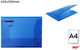 Elastic Plastic Folder Blue A4 24x32 Mp Pc552-04